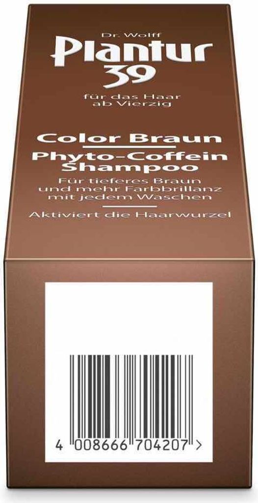 Plantur 39 Color Braun Phyto-Coffein-Shampoo 250 ml Zdjęcie produktu 9