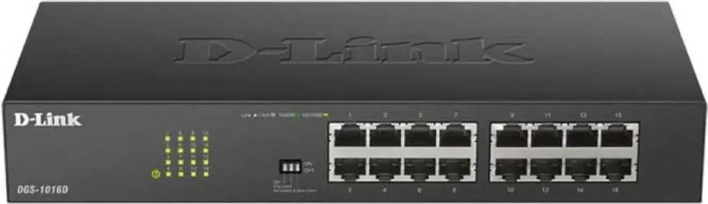 Switch D-Link DMS-1016/E pour Vidéo 4K et Streaming 2.5G sans Latence
