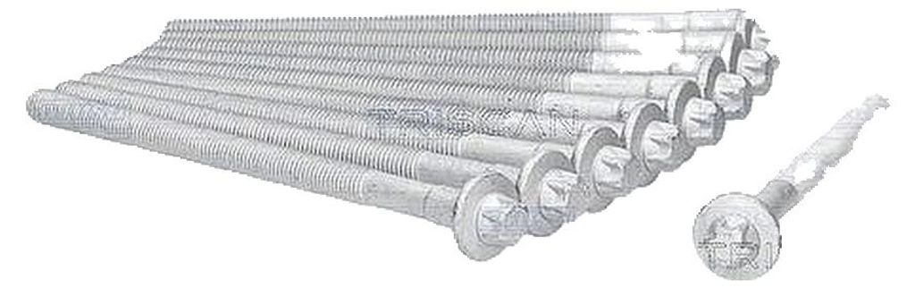 Zylinderkopfschraubensatz M10 165 mm TRISCAN für u.a. MERCEDES-BENZ C-KLASSE