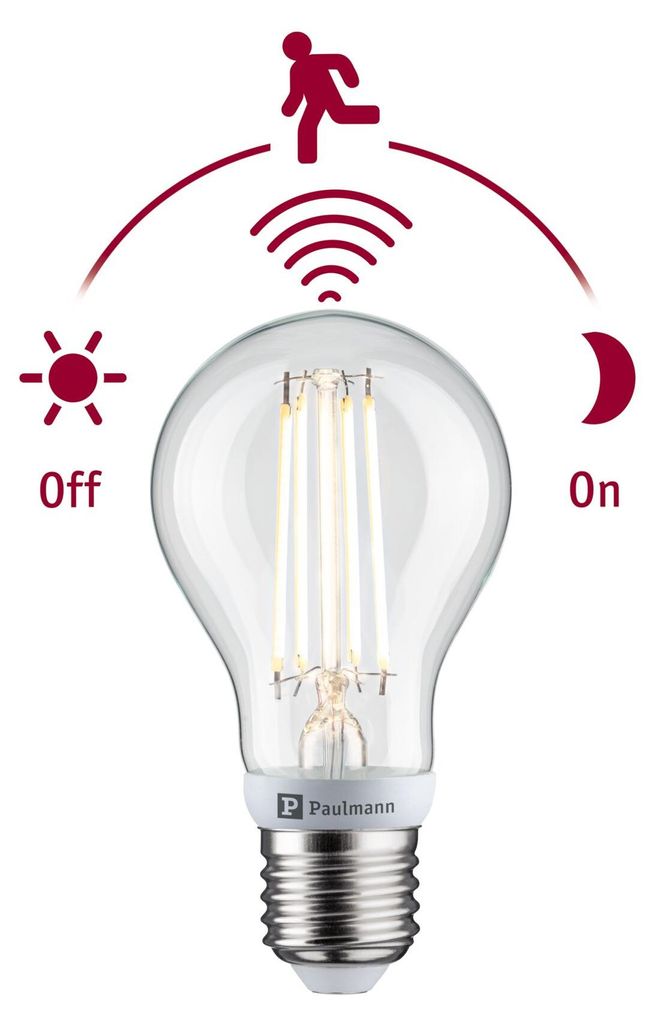 Ampoule LED Paulmann Filament 230 V avec détecteur de Image du produit 