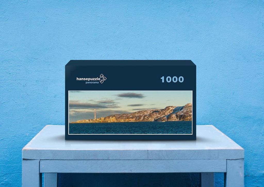 hansepuzzle 44285 - Felsige Küste Puzzle, 1050 Teile, Natur, 60,0 x 46,0cm mit hochwertiger Aufbewahrung, Kartonbox und wiederverschließbarem Beutel