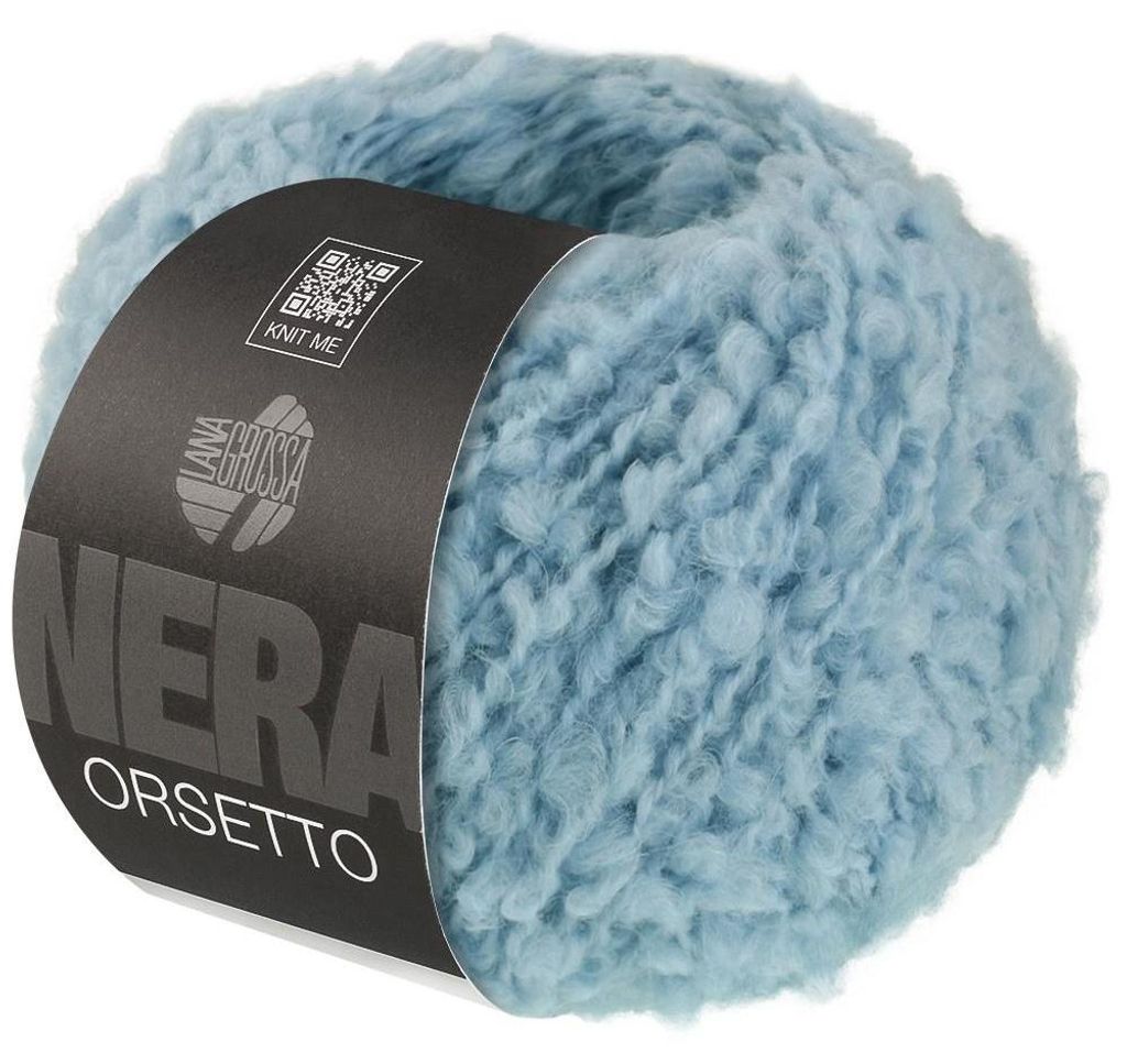 Lana Grossa ORSETTO (NERA) 50 g Weiches Bouclé-Garn aus Produktbild 