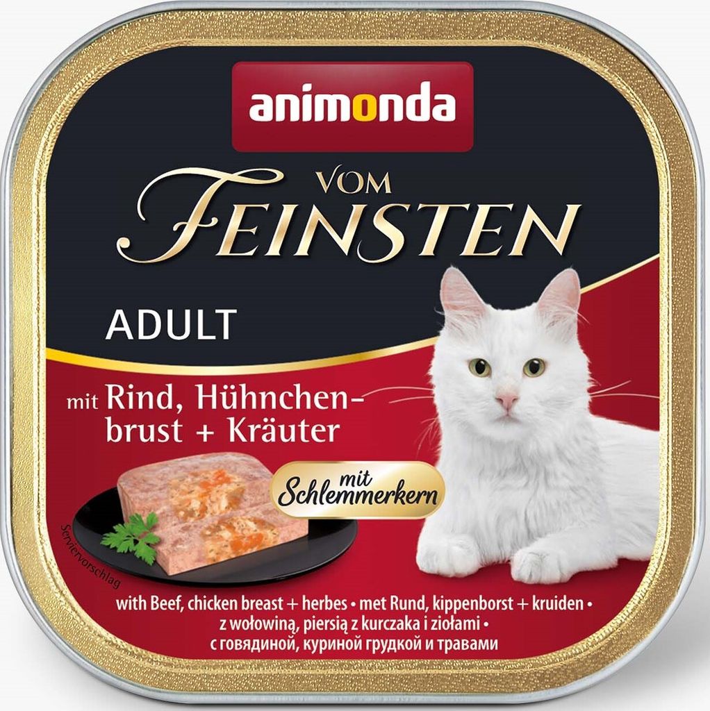 Futter für Kartoffeln Animonda Vom Feinsten Pollo Ternera 100 g 100 L