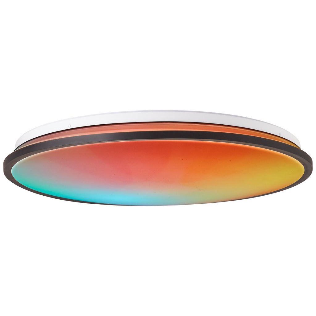 Heida LED Deckenaufbau-Paneel 48cm schwarz