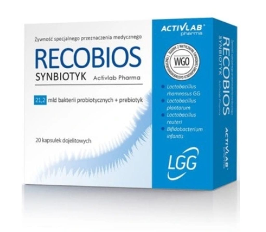 RECOBIOS SYNBIOTISCHES Probiotikum ActivLab 20 Kapseln.