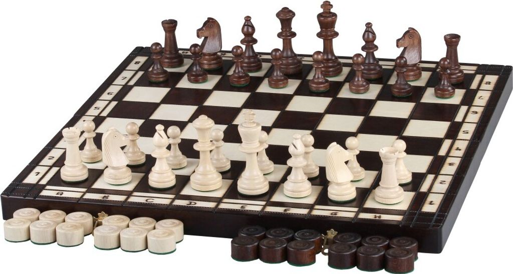 Grosses Schach + Dame (50X50Cm)