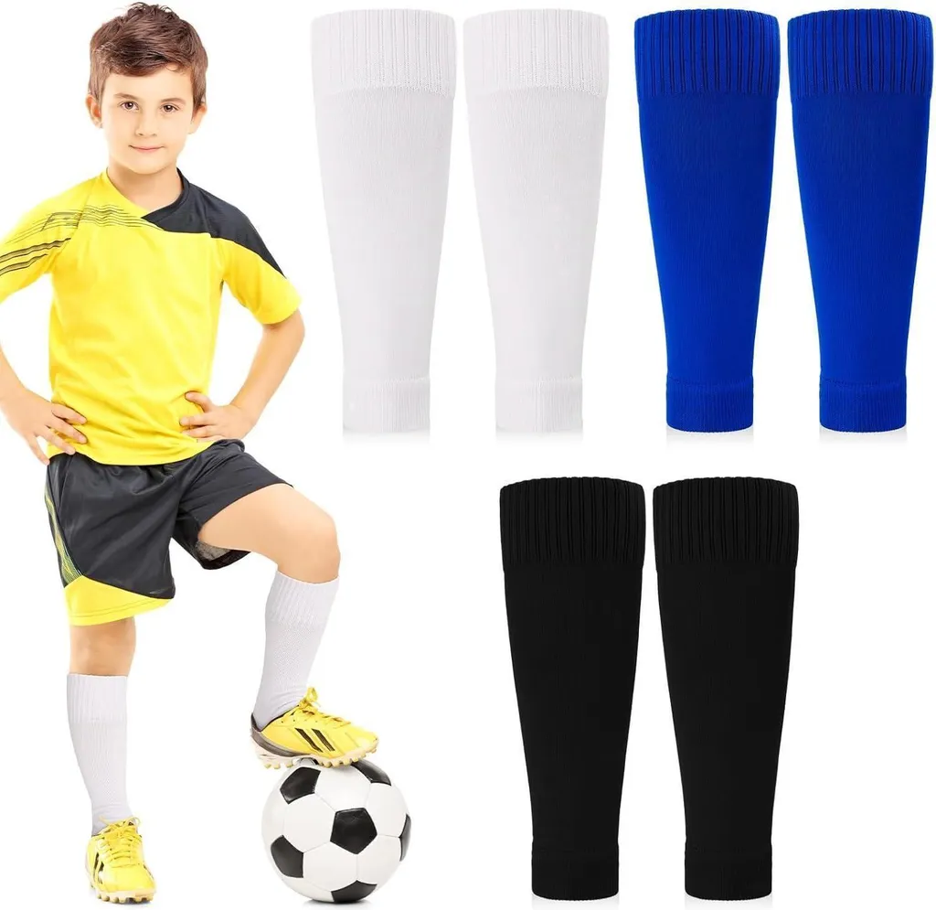 Chaussettes de football anti-ampoules pour enfant - Set de 3 Tubes
