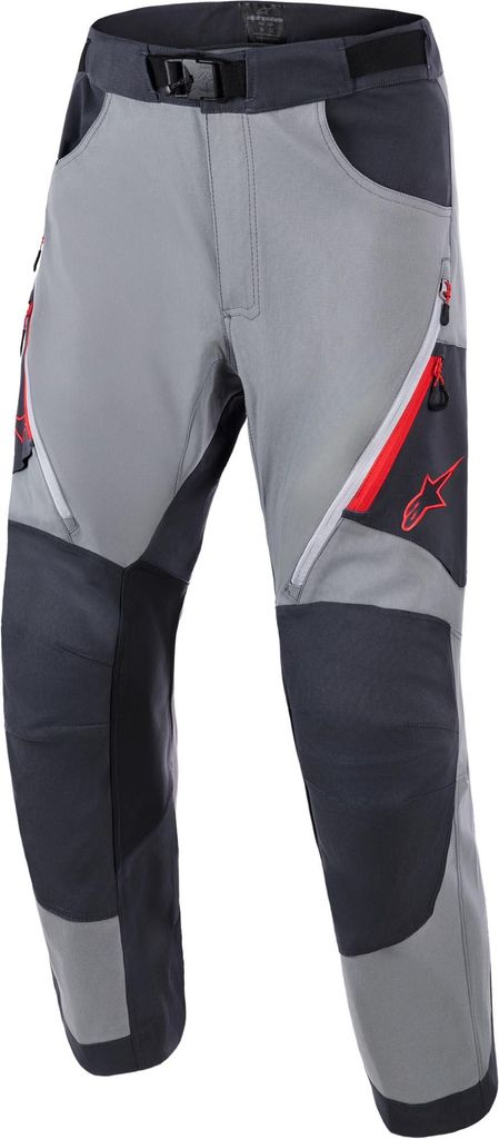 Alpinestars Maxdura Dual Motorrad-Textilhosen, grau/rot, 30