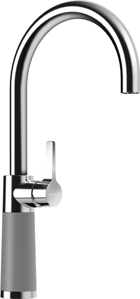 SCHOCK Armatur SC-520 in CROMA mit Festauslauf / CRISTALITE Produktbild 