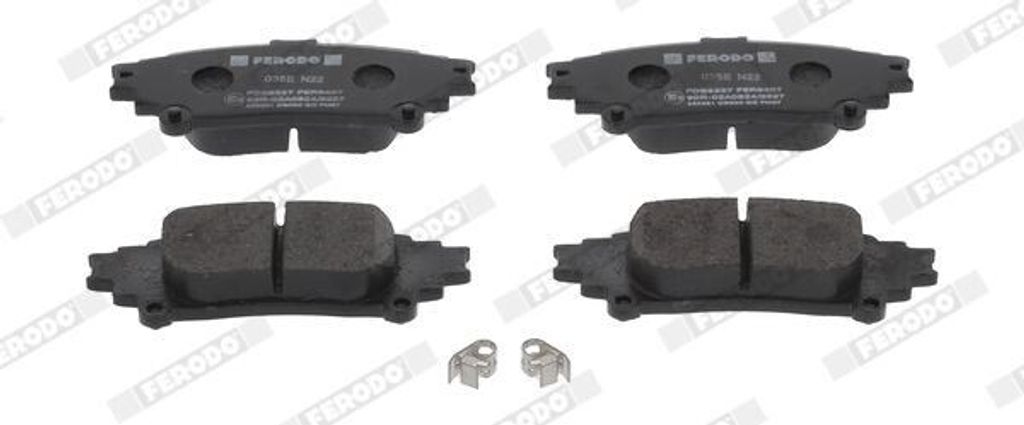 FERODO Bremsbeläge Satz Hinten für LEXUS IS III (GSE3, AVE3) FDB5237