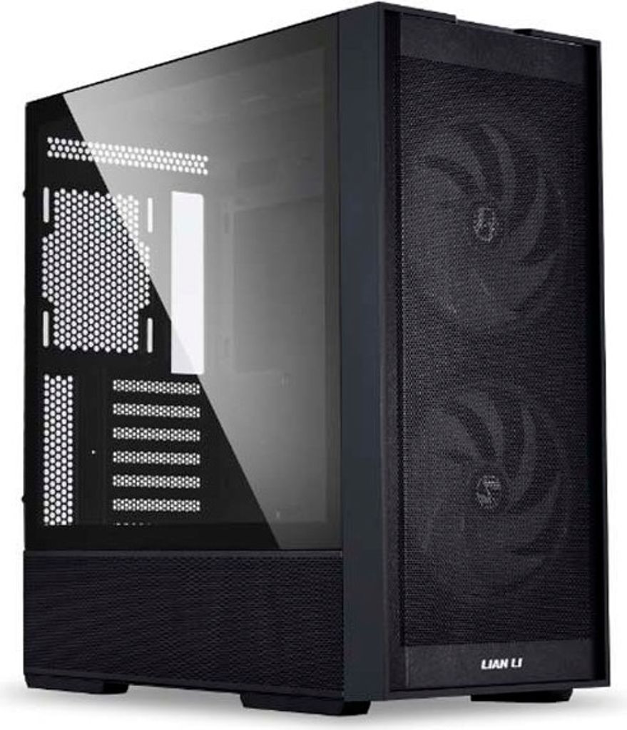 Lian Li LANCOOL 206 Gehäuse Midi-Tower ATX Tempered Glass - schwarz - Midi/Minitower