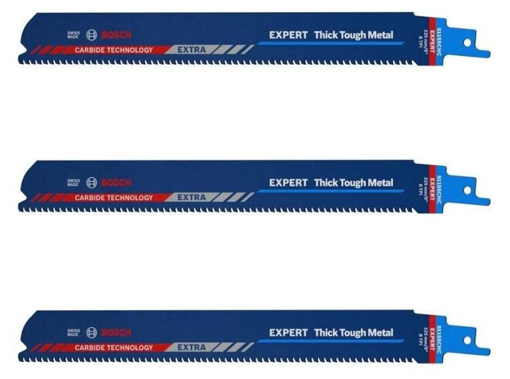 3 Lames scie sabre BOSCH EXPERT 2608900369 Carbure Image du produit 