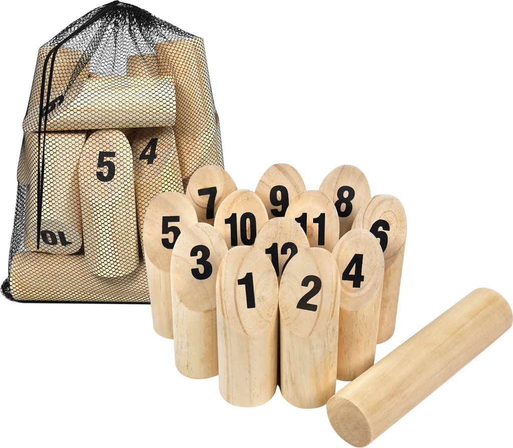 UISEBRT Kubb Outdoor Lawn Chess Throwing Game Swedish Chess Obrázek produktu 