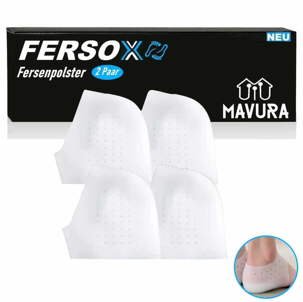 FERSOX HeelCups Fersenpolster Fersenkissen Fersenschutz Produktbild 