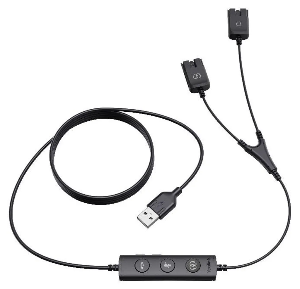Câble de formation Yealink USB vers QD série YHS - Connexion d'origine