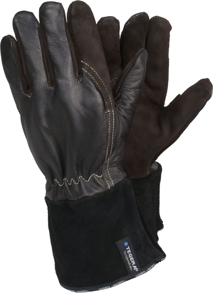 Ejendals Tegera 132A Schweißerhandschuh Hitzeschutz und Schnittbeständigkeit (12 Paar)
