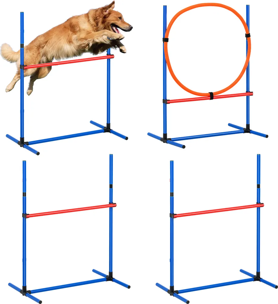 Offerta VEVOR Set Agility Dog | 4 Pezzi Ostacoli e Salto Cerchio