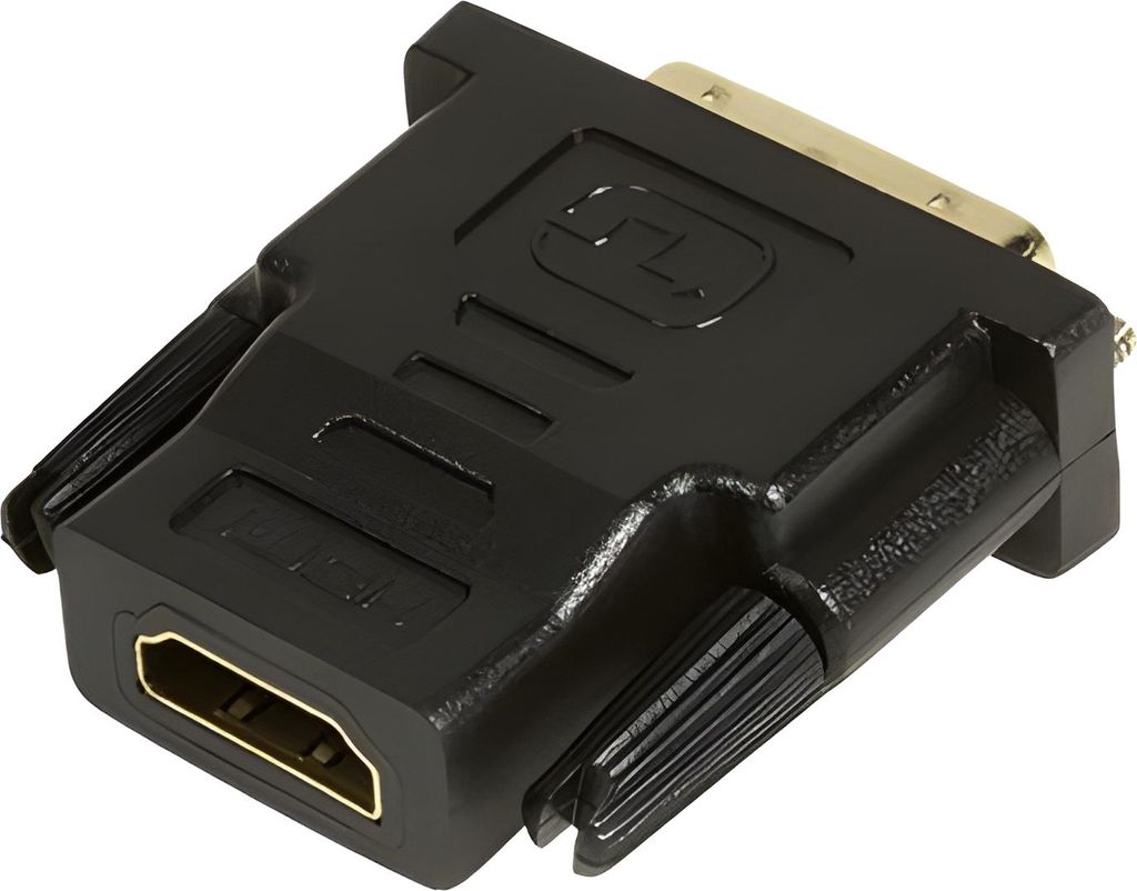Adattatore LogiLink HDMI femmina - DVI-D 24+1 maschio, nero Immagine del prodotto 