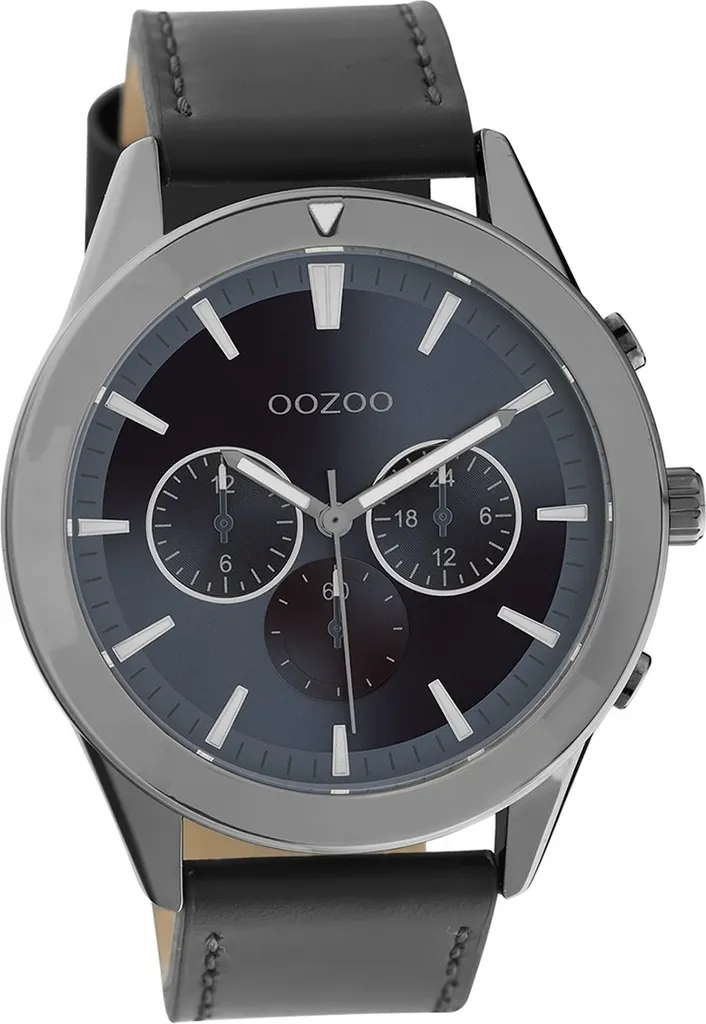Montre Homme Oozoo Cuir Noir D2UOC10803 : Fiabilité et Confort au Poignet