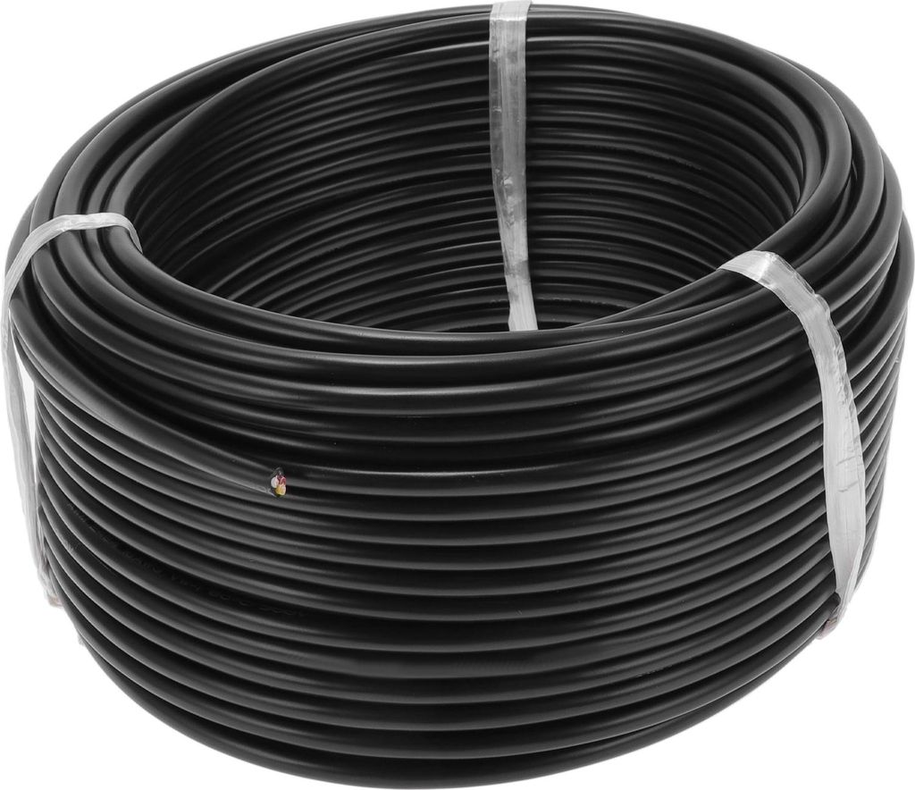 1 Stück Erdungsdraht Vollständig isoliert & Weich ummantelt Stromkabel 45m Schwarz TC 16AWG 4 Leiter