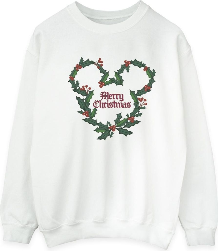 Disney - "Merry Holly" Sweatshirt für Herren BI39874 (5XL) (Weiß)