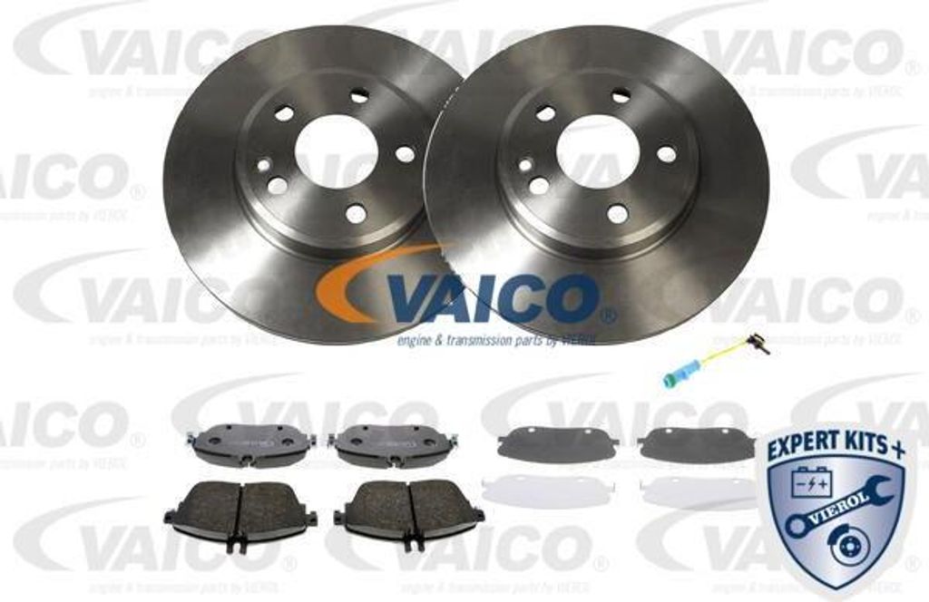 VAICO V30-3683 Bremsensatz, Scheibenbremse OE 2464210112kit kompatibel mit A-Klasse, B-Klasse, CLA