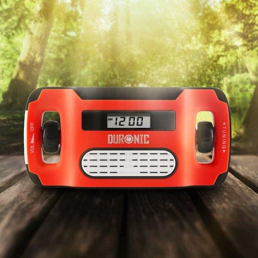 LED-Lampe - Oplaadbaar Solar - USB-Ladegerät - Verbindungsadapter - Kabellose Ohrhörer - Handlampen - Kleiner tragbar - Notradio - für Camping W...
