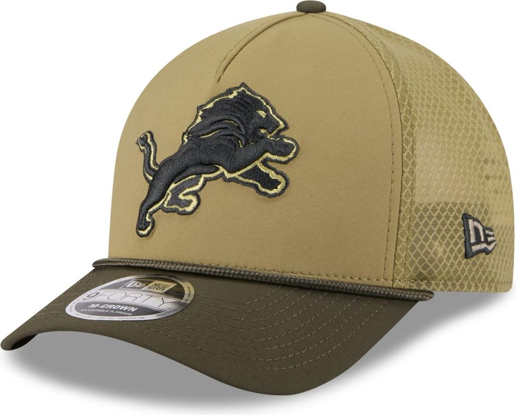New Era 9Forty M-Crown Cap - SALUTE Detroit Lions