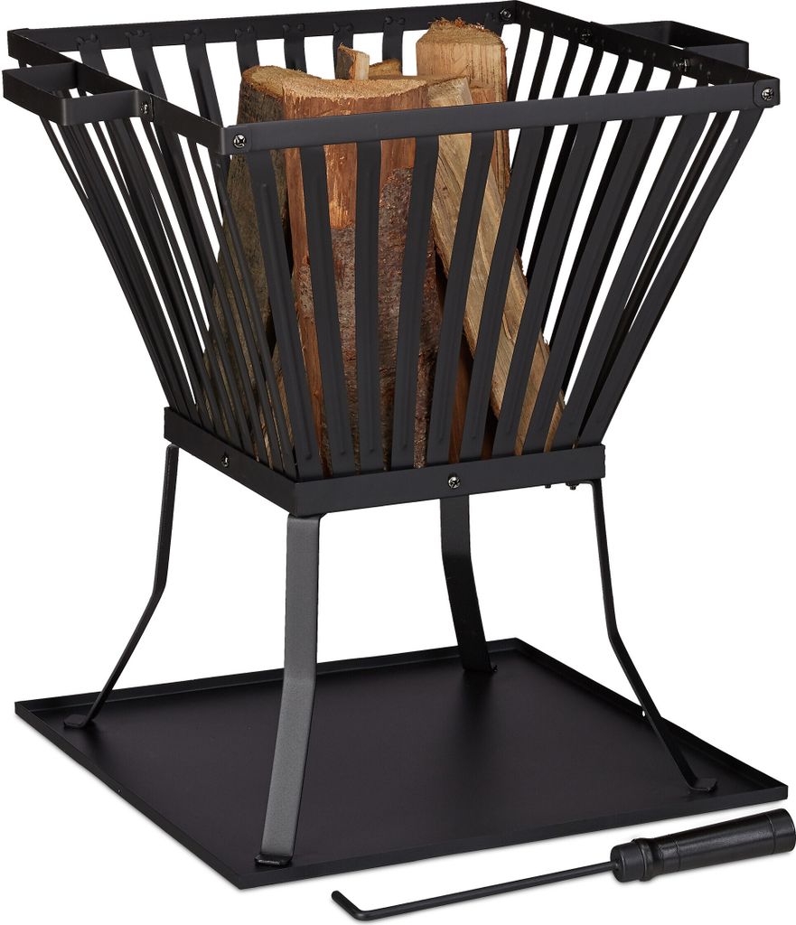 relaxdays 10026548_0 relaxdays Feuerschale XL schwarz Zdjęcie produktu 