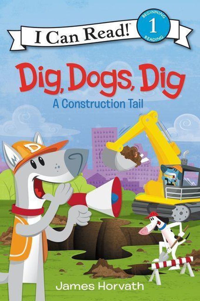 Buch: Duke und die Hunde bauen einen Park – Eine unerwartete Entdeckung mit Kran