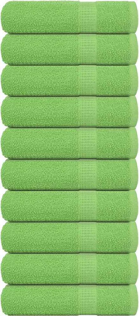 Badetücher FROGN 10 Stk. Apfelgrün 100x150 cm 360 g/m²