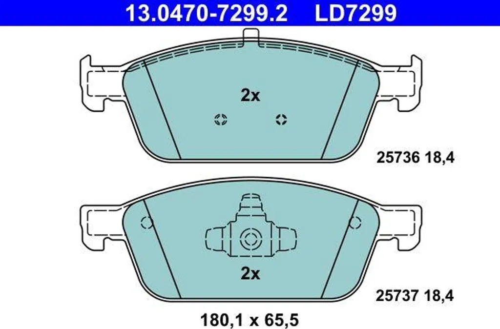 Plaquettes de Frein à Disque pour Ford Focus et Kuga - Kit Complet