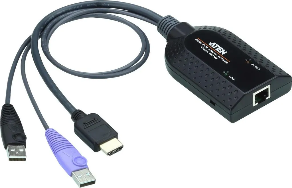 Câble KVM HDMI USB ATEN KA7188 pour gestion de serveur et média virtuel