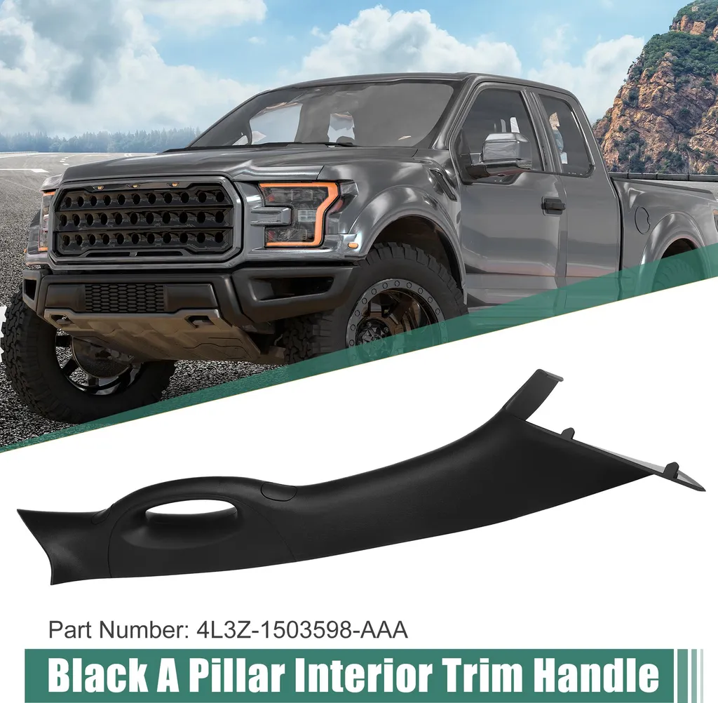 Poignée de Pilier Intérieur Droite pour Ford F150 - Noir Finition OEM