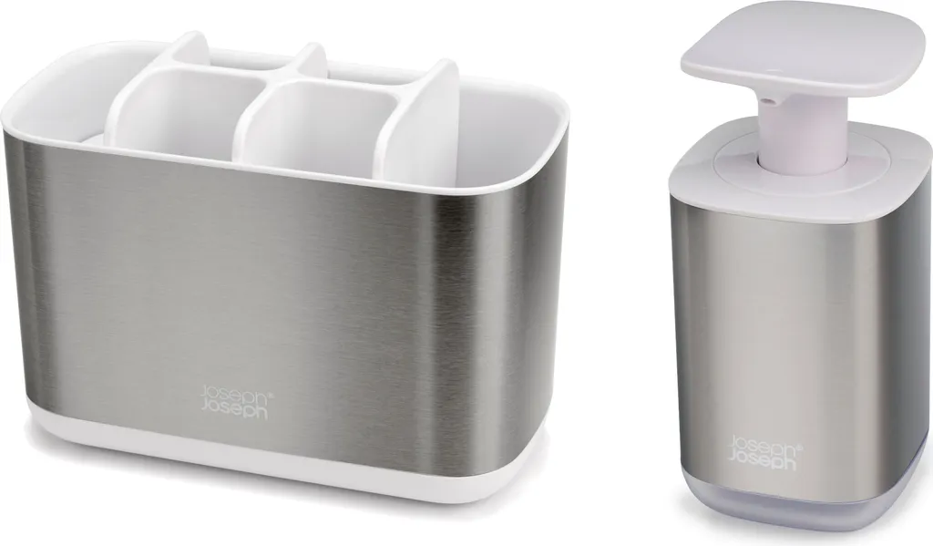 Set Bagno Acciaio Inox Joseph Joseph 70551: Estetica Moderna