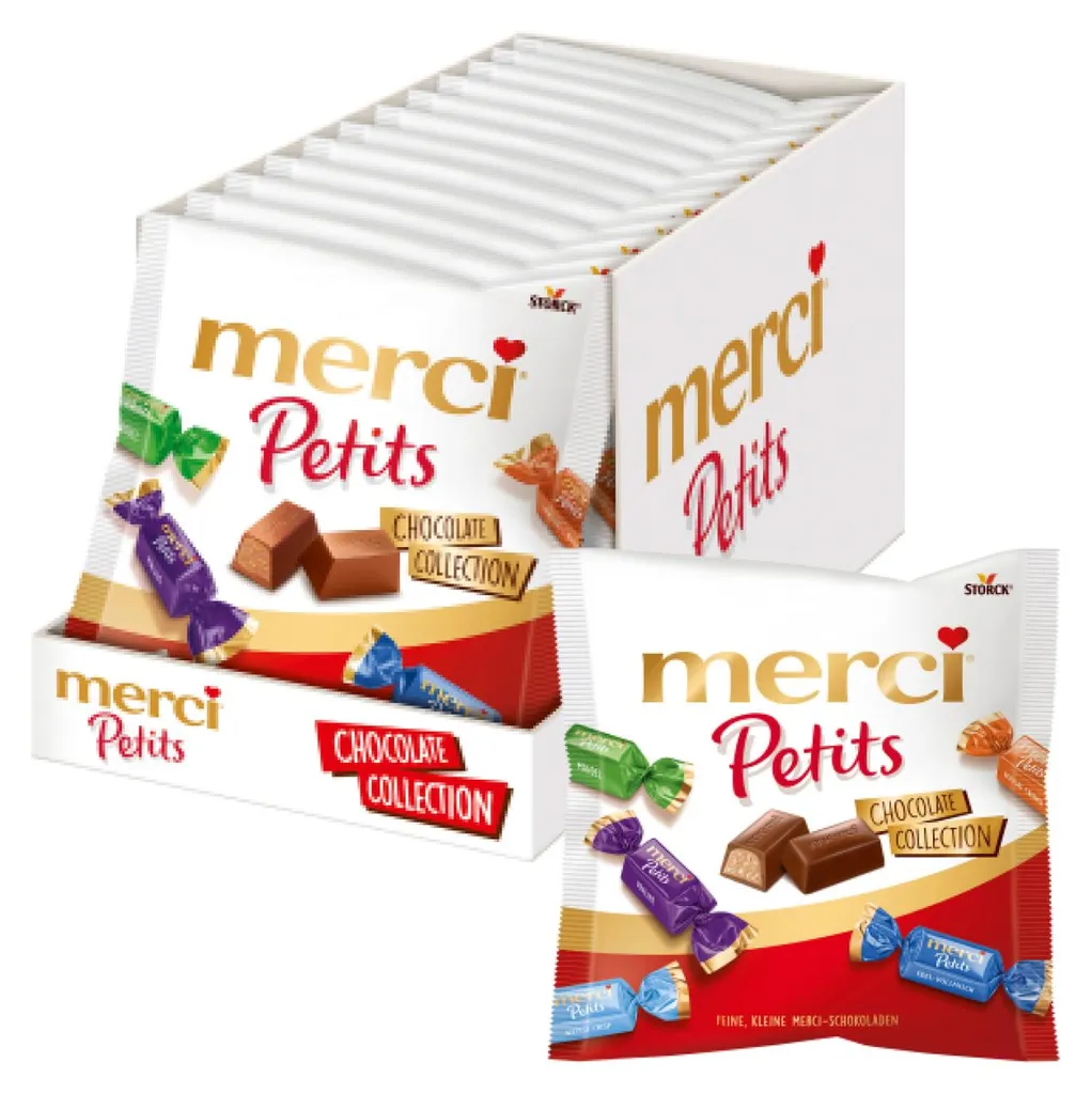 Merci Petits Chocolats Assortis pour Partage Facile - Pack 12 x 125g