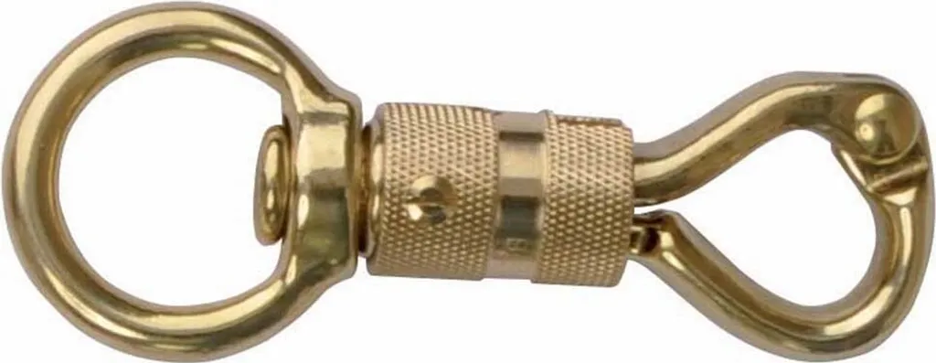 Mousqueton de sécurité 30 mm pour longe équestre T.de.t : attache fiable