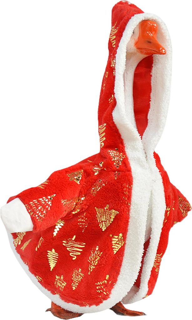 Weihnachts-Veranda-Gans-Outfit für 23-Zoll-Gänse, festliche Gänsekleidung, atmungsaktive saisonale Gänsebekleidung für die Rasendekoration