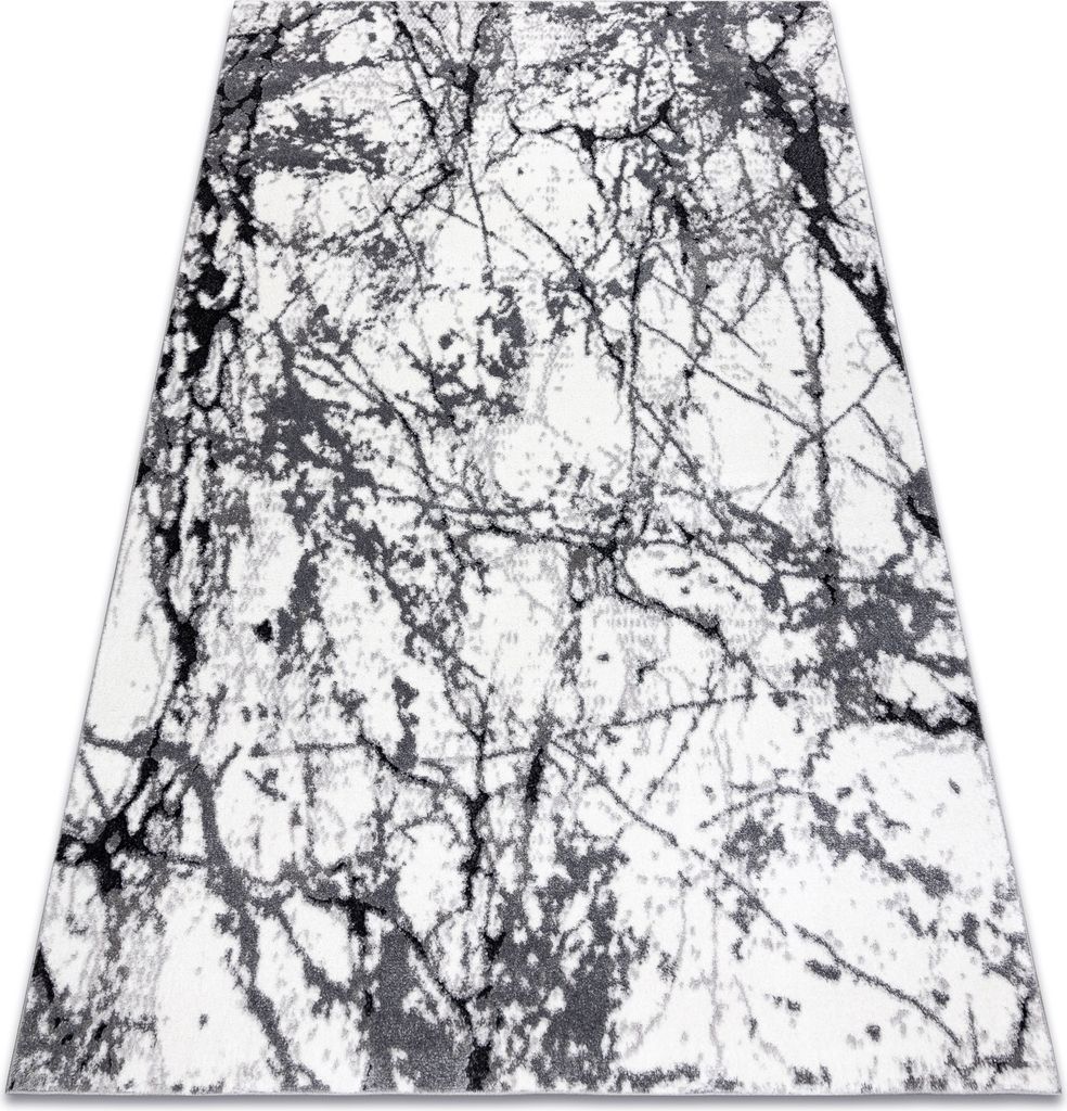 Modern Teppich COZY 8871 Marble, Marmor - Strukturell zwei Ebenen aus Vlies grau Grau 160x220 cm
