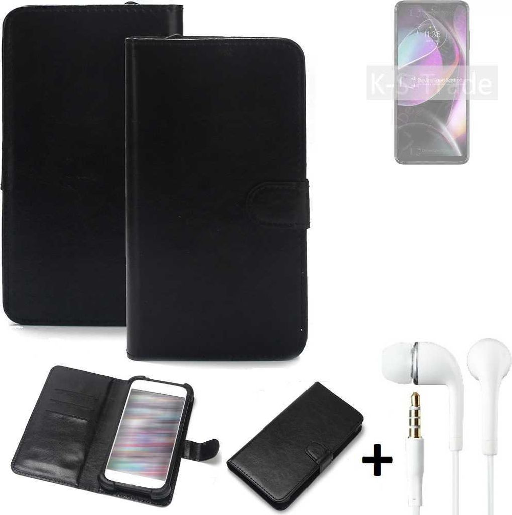 K-S-Trade Wallet Case Handyhülle kompatibel mit Motorola Moto G 5G (2022) Schutzhülle Flip cover Flipstyle Tasche Hülle Flipcover Slim Bumper