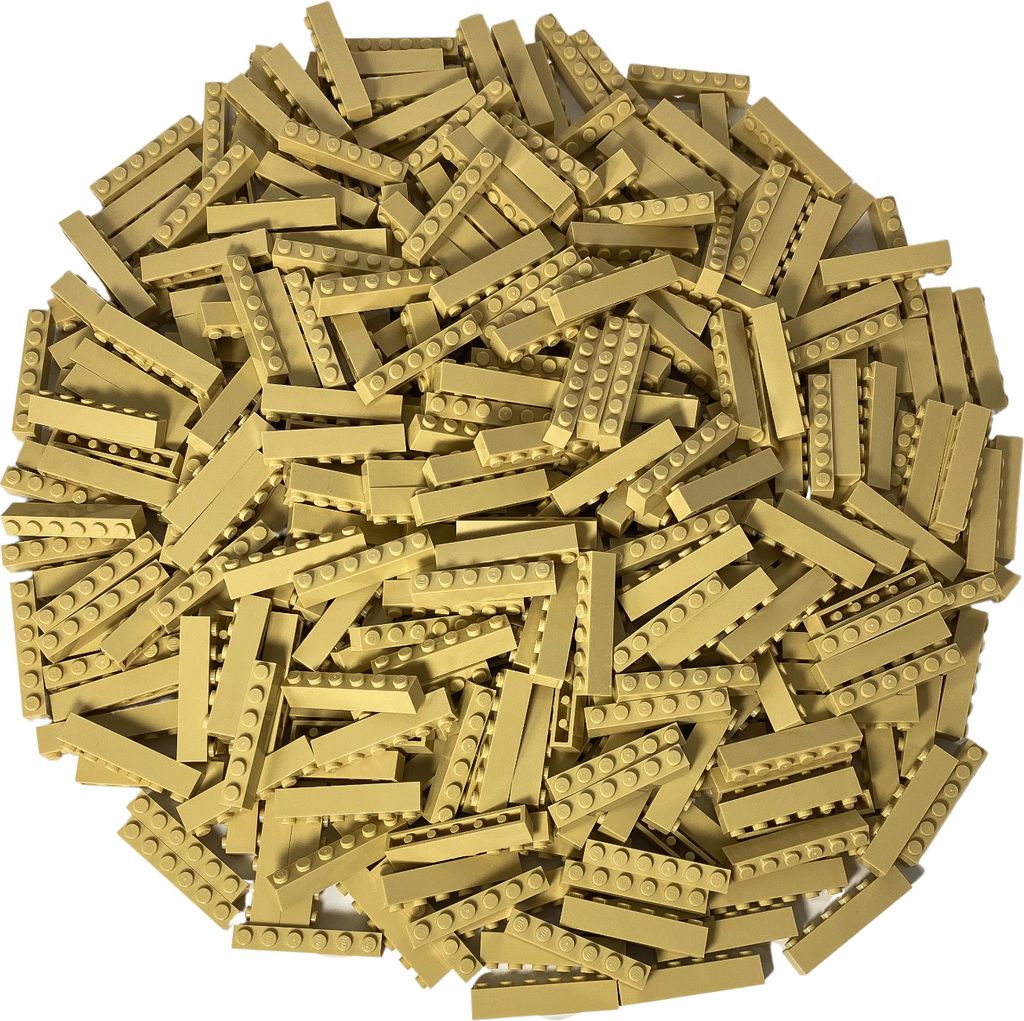 LEGO® 1x6 Steine Bausteine Hellbeige - 3009 NEU! Menge 50x Produktbild 