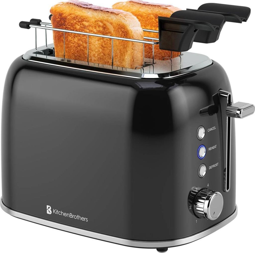 KitchenBrothers Toaster mit Sandwichzangen - Toaster - 6 Produktbild 