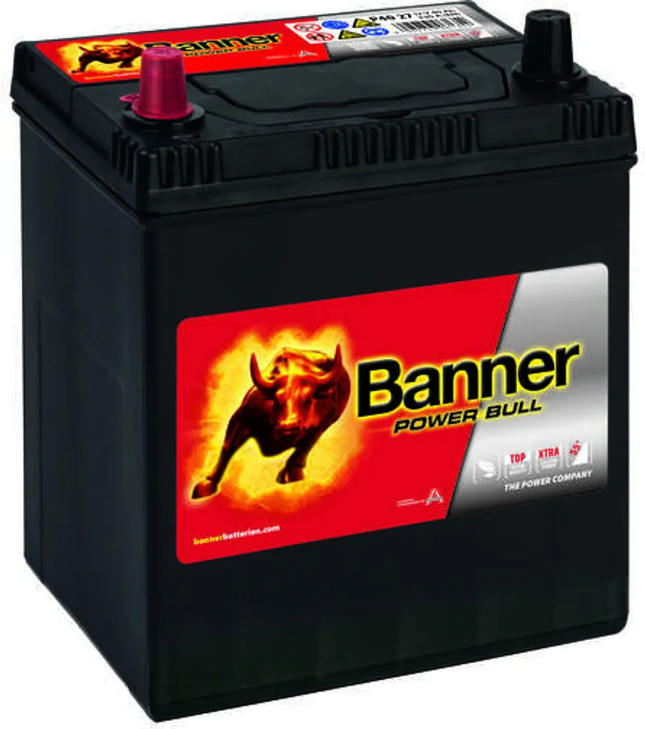 Batterie auto Banner P4027 40Ah 12V idéale pour trajets urbains et ville