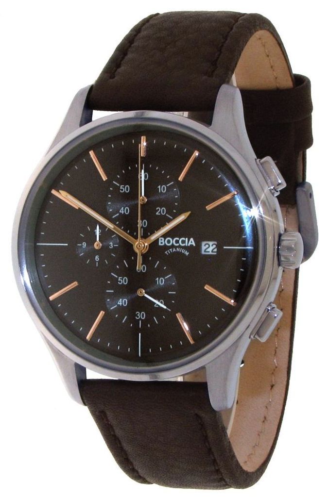 Boccia 3756-02 Titan Chronograph Herrenuhr