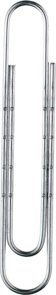 Akten-Klammer Stahl gewellt vernickelt 77mm VE=10x100 Stück