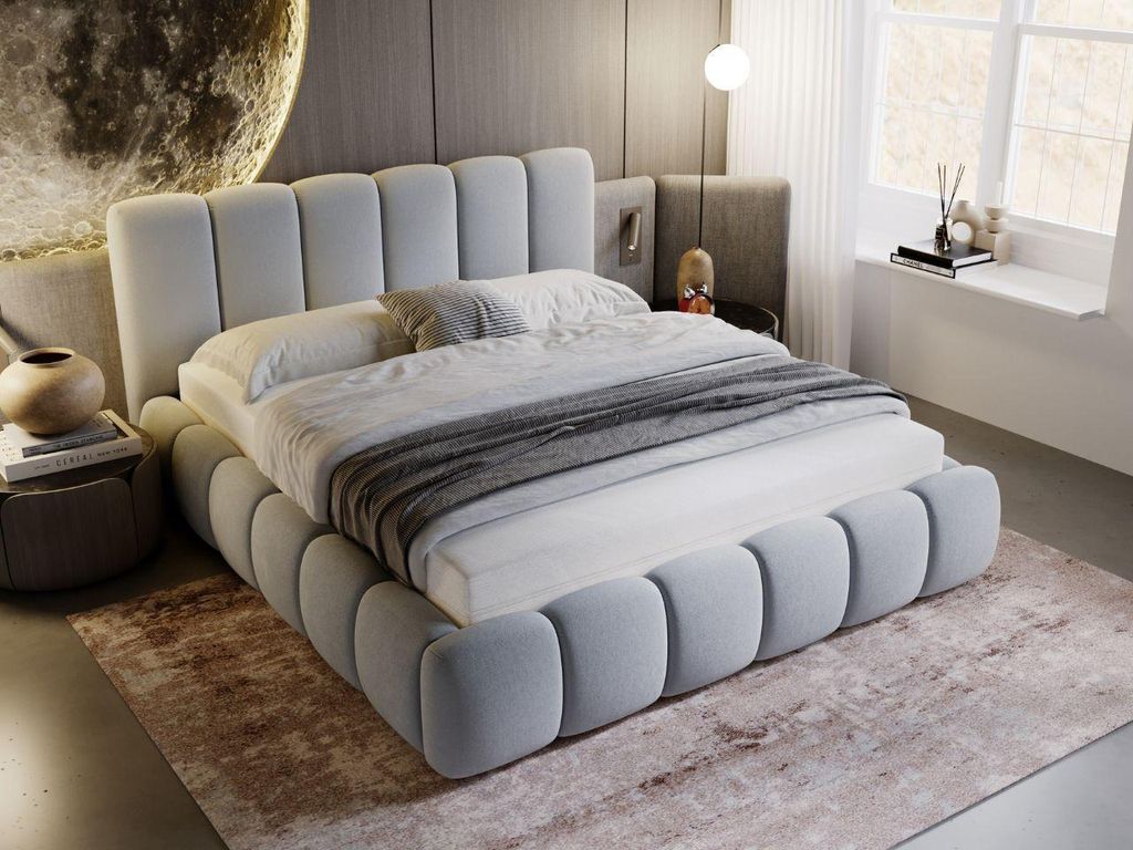 GrainGold čalouněná postel Cloud 200x200 cm – postel Obrázek produktu 
