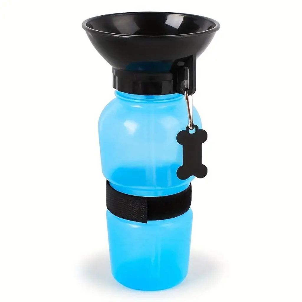 Multifunktionale tragbare Wasserflasche für Haustiere – ideal für Hunde, Papageien und mehr.