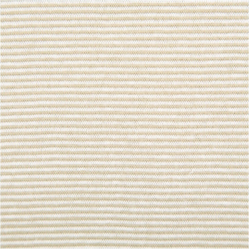 Bündchenstoff Meterware Baumwolle Yarn Dyed Streifen fein olivgrün
