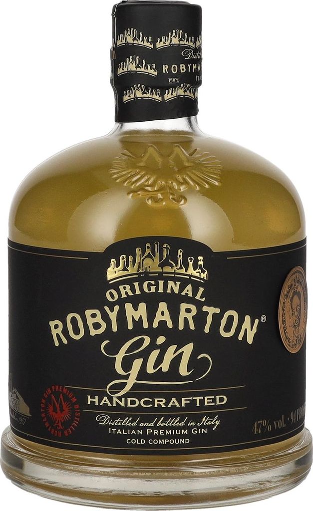 Roby Marton Gin Original Italian Premium Dry 47% Vol. 0,7l Produktbild 