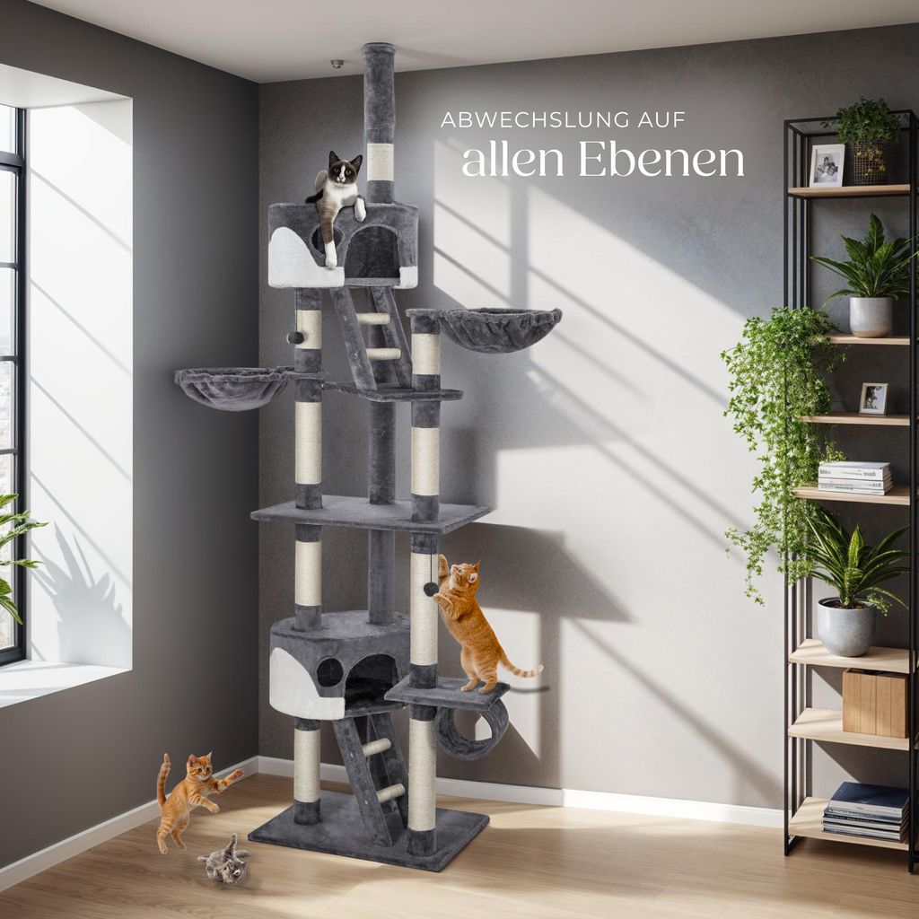 Kratzbaum Hansi 243 bis 260 cm inklusive 2 Treppen, 2 Produktbild 7